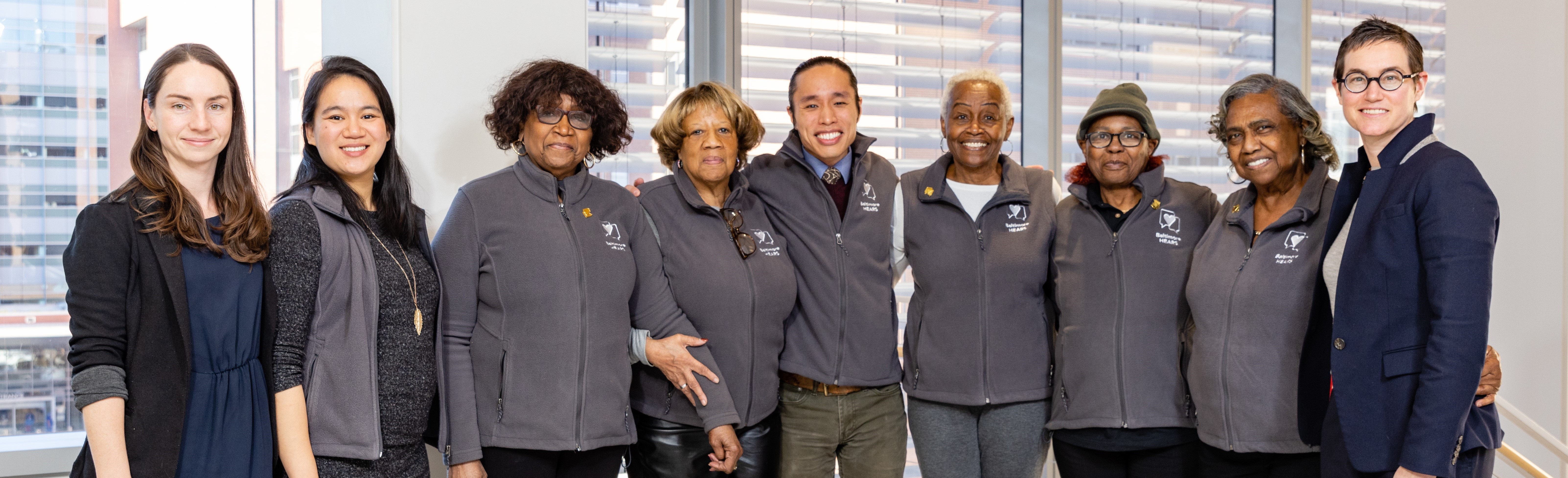 HEARS community health workers with JHU researchers