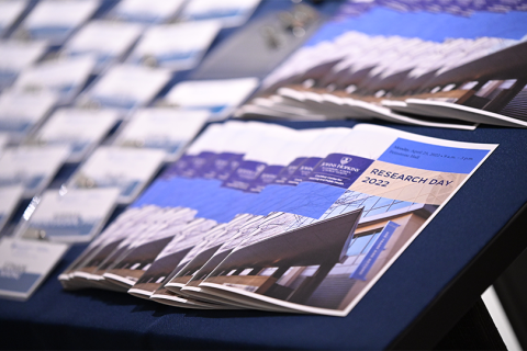 Photo of brochures spread across a table